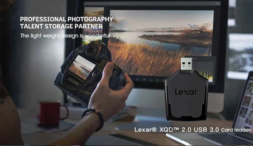 2019 Горячая Lexar USB3.0 кардридер SDHC SDXC высокоскоростной 3,0 кардридер UHSII специальный кардридер для Lexar 2000X карты памяти