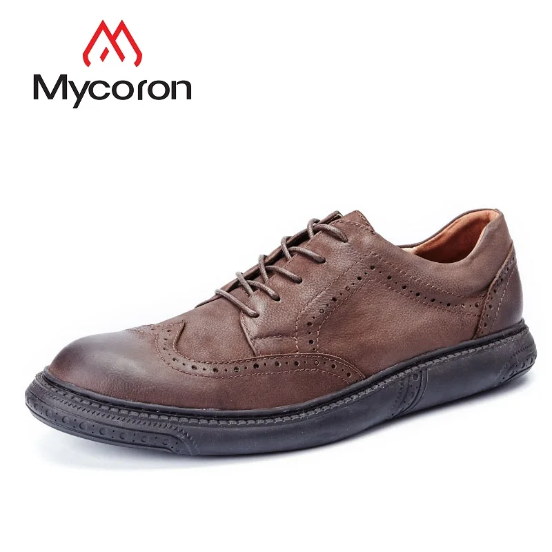 

Mycoron 2018 Genuine Leather Men Luxury Designers Formal Shoes For Wedding Party Male Flat Men'S Dress Shoes Schuhe Herren