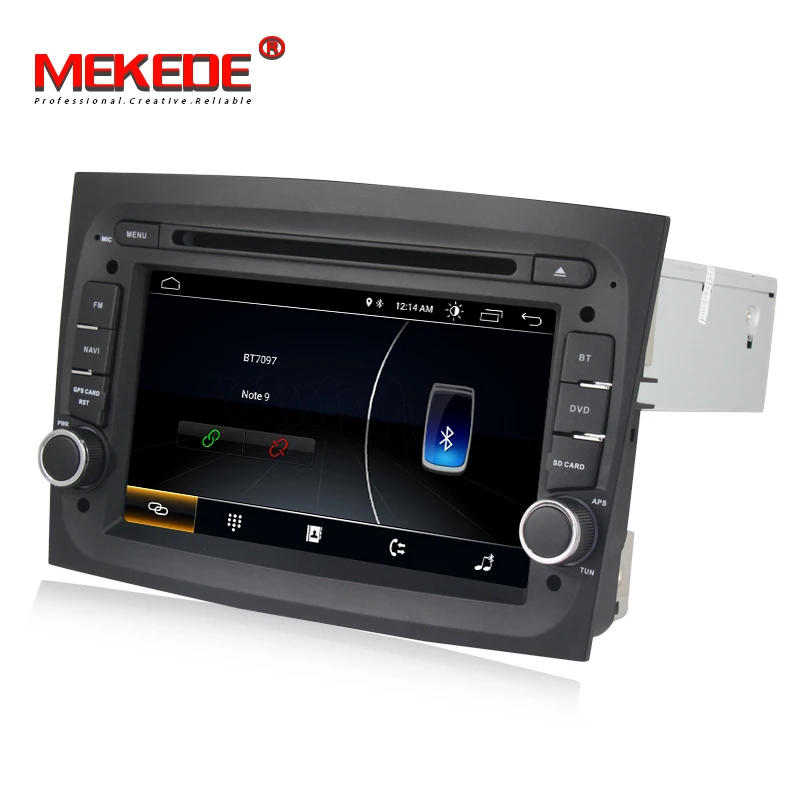 Excellent MEKEDE HD 2din Android 8.1 Car DVD Radio Player Multimedia for Fait Doblo 2015 2016 with BT Wifi GPS navigation audio radio 1
