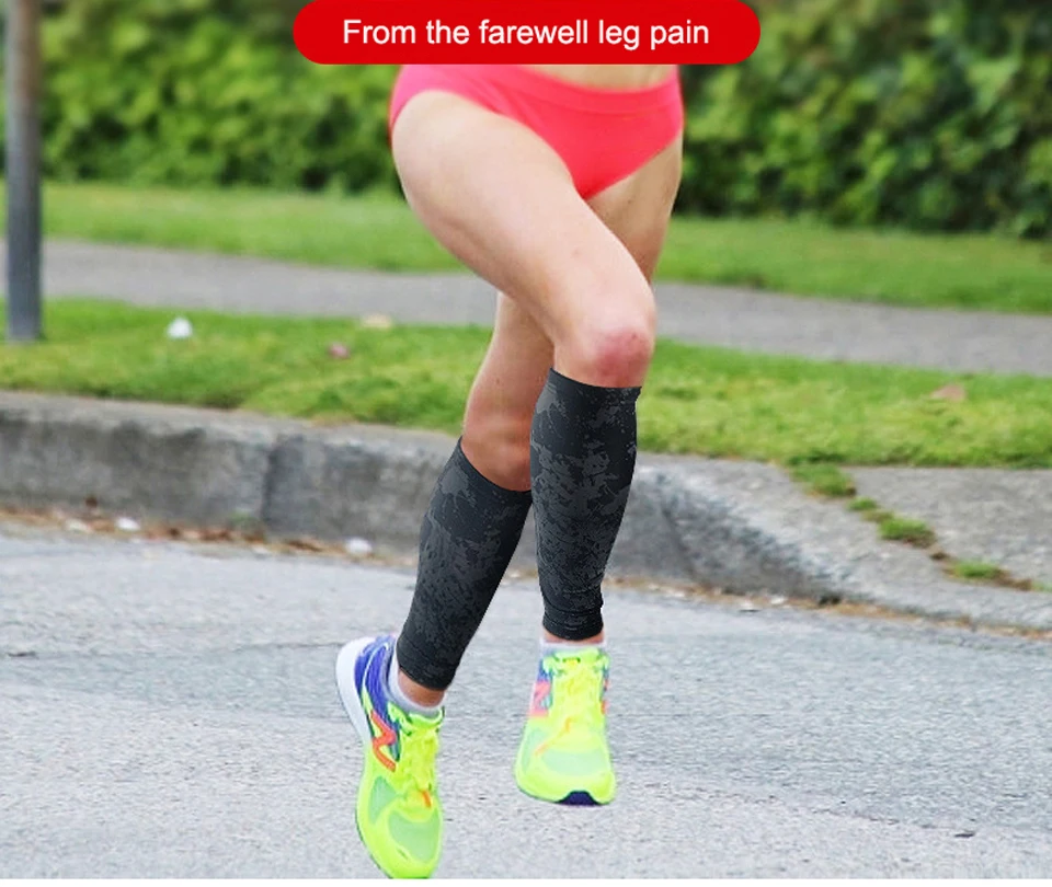 1 шт., компрессионные носки для голени, носки для велоспорта, спортивные, безопасные, для бега, улучшенная циркуляция ног