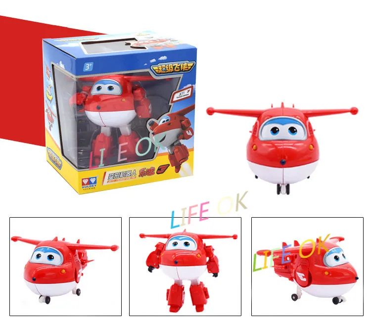 Большой! Новинка! Супер Крылья деформация самолет робот фигурки Супер крыло Трансформация игрушки для детей подарок Brinquedos