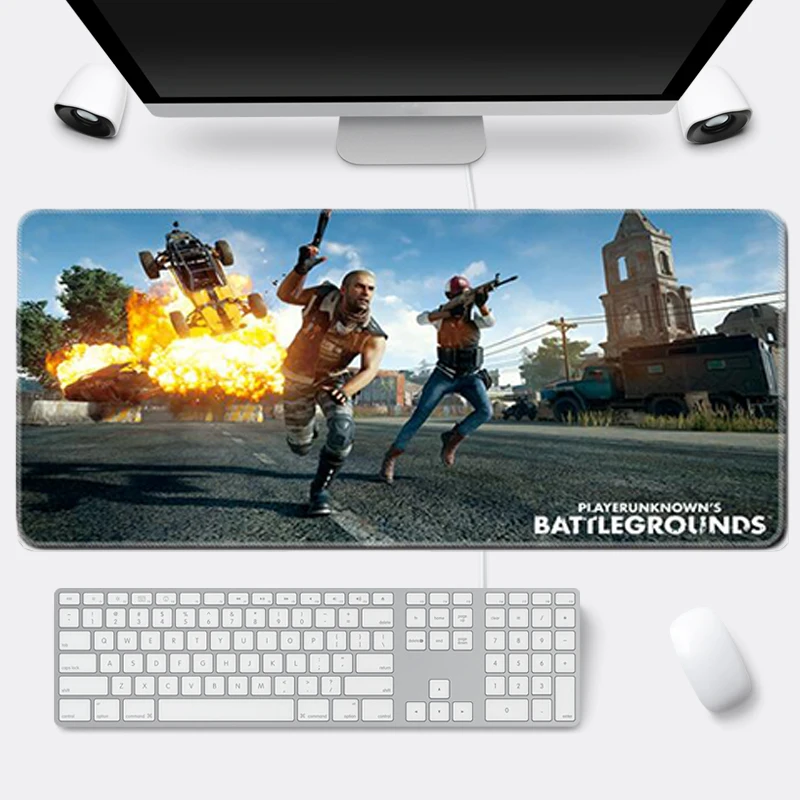 

JiaLonG Playerunknown's Battlegrounds Speed Large Pubg Gaming Mouse Pad Mat Rubber LockEdge MousePad Gamer Mat for Desk Computer