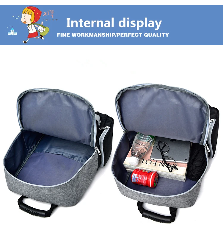 Корейская Студенческая сумка большой емкости для школьной сумки для мальчиков и девочек, повседневные дорожные рюкзаки для подростков, компьютерный рюкзак, школьная сумка