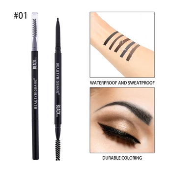 

BEAUTYBIGBANG Long Lasting Waterproof Eye Brow Tint Super Slim Sombrancelha Dual Ended Eyebrow Pencil Makeup Cejas Maquillaje