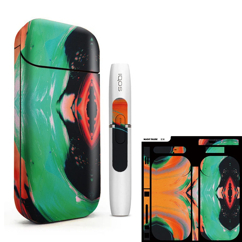 1 шт. электронная наклейка на сигарету кожа подходит для IQOS 2 4 Plus чехол сигарета