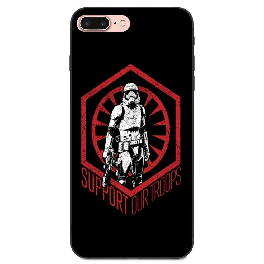 Мягкий ТПУ чехол накладка с принтом для Apple iPhone 4 4S 5 5S SE 6 6S 7 8 Plus X XS Max XR Cool Movie Star Wars