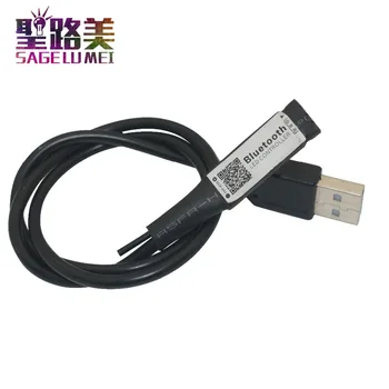 

USB Mini Bluetooth DC 5V 12V LED RGB Controller 6A 3 way 4Pin female RGB Light strip Bluetooth Controller IOS /Android APP Phone