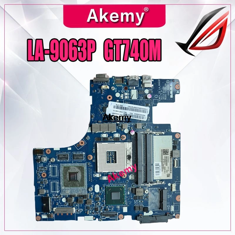 

LA-9063P For Lenovo Z500 laptop motherboard VIWZ1-Z2 LA-9063P Z500 original motherboard 100% Test work with GT740M 4*Memory