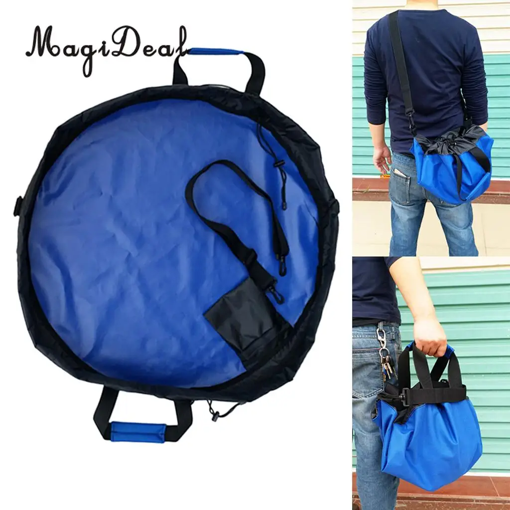 

MagiDeal Waterproof Diving Suit Wetsuit Changing Mat Surf Dry Carry Bag with Handles, Shoulder Straps and Inner Pocket