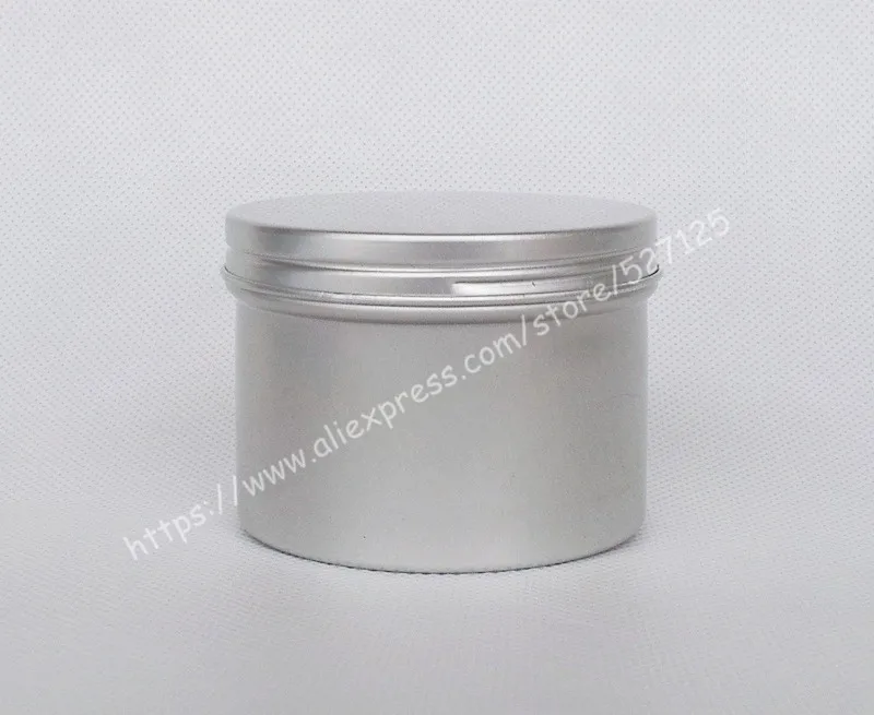 120g silver aluminum jar/tin/can with aluminum lid.Aromatherapy tin
