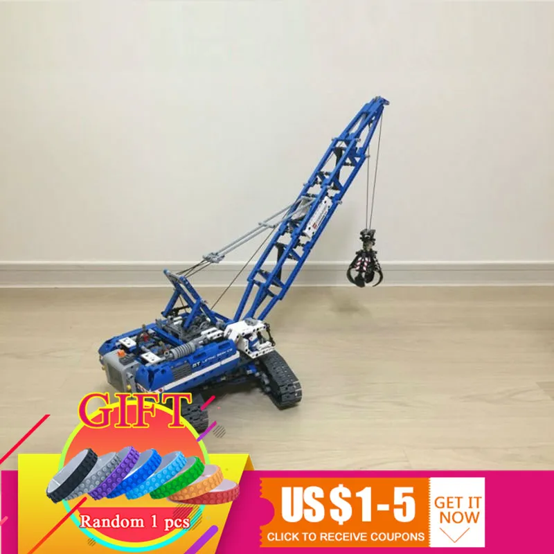 

20010 1401Pcs Technical Mechanical The Crawling Crane Set Educational Building Blocks Compatible with 42042 toys lepin