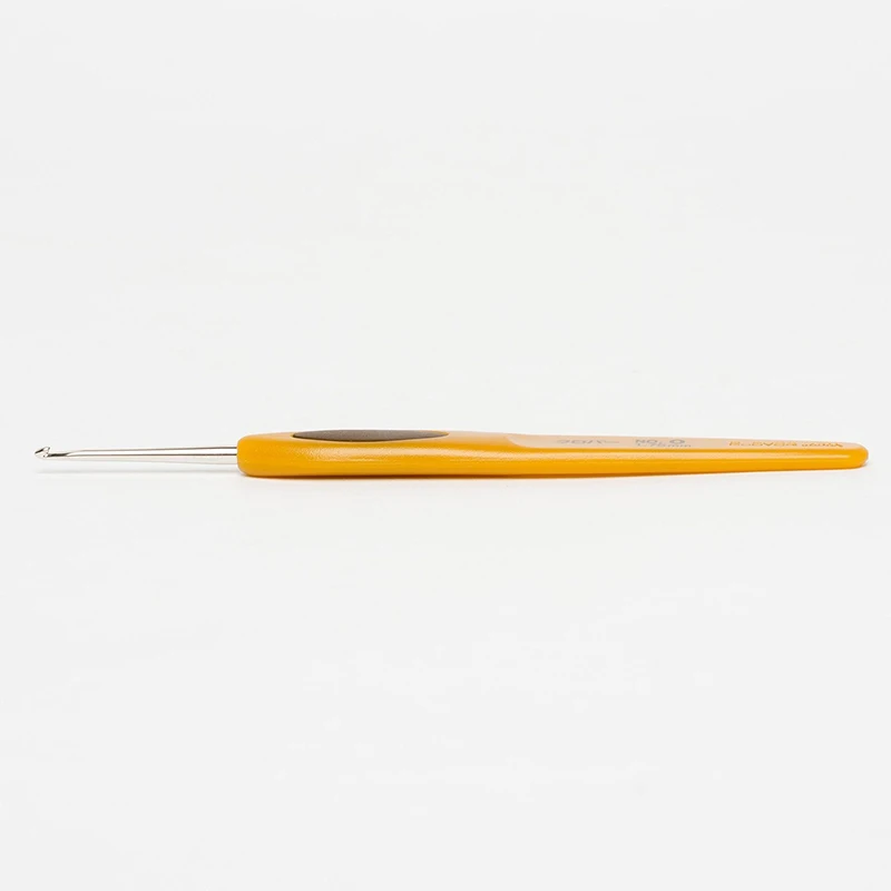 Японский клевер, мягкий на ощупь крючок для вязания крючком, каучуковая ручка, спицы, оригинальные аутентичные, импортные, из Японии, 0,6-1,75 мм, 1 шт