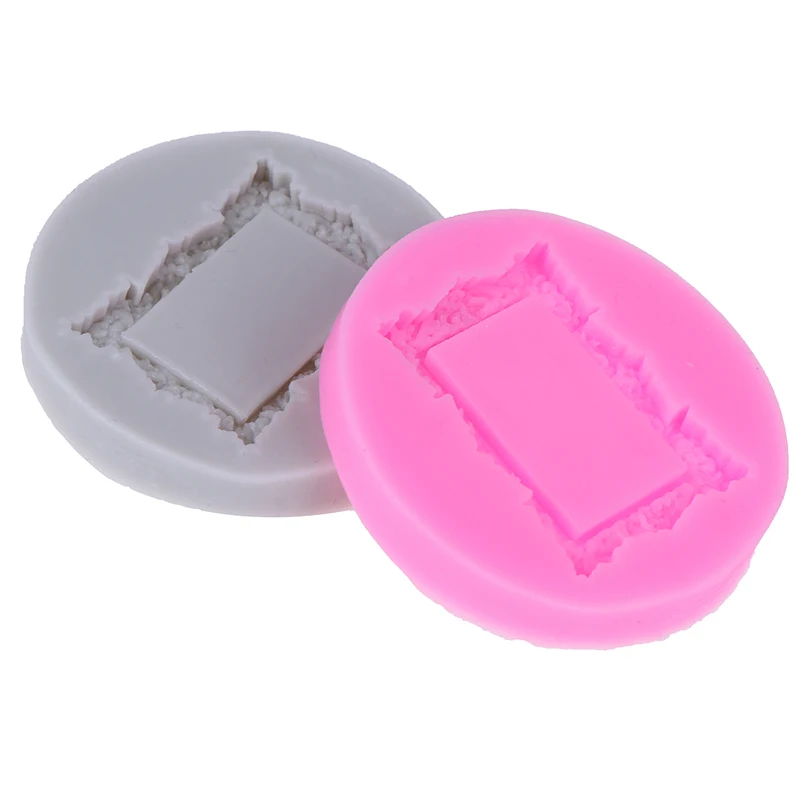 

1PCS Retro Frame Shape Silicone Mold, For Fondant Cake Mold, Bakware Tools, Soap Mold ,Sugar Tool