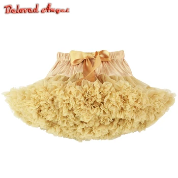 

0-16 Years Girls Fluffy Chiffon Pettiskirt Kids 22 Colors Tutu Skirts Girl Ballet Dance Party Skirt Christmas Tulle Petticoat