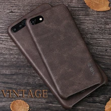 X-Уровень высокого качества vintage чехол для телефона для apple iphone 7 7 Плюс роскошный переплет дело обратно