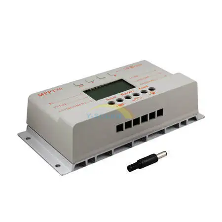 MPPT 30A LCD controlador de carga Solar 12 V 24 V auto interruptor pantalla LCD MPPT30 controlador de carga Solar MPPT 30 controlador de cargador - 5