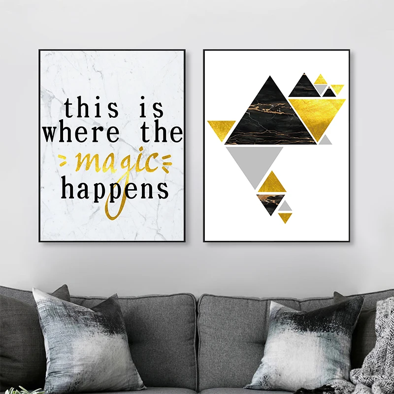 

Abstract Simple Poster Wall Art Canvas Nordic Prints Geometric shape Painting Picture Bar Office Living Room Home Decor No Frame