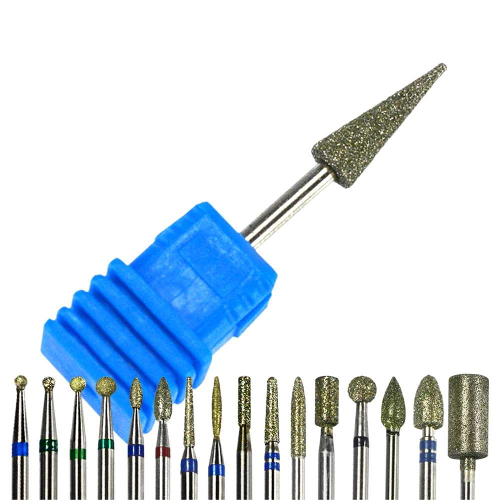 17 Pcs/Set Nail Art Drill Bit Sanding Head Stainless Steel Cuticle