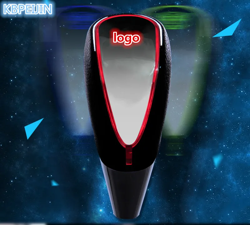 

Accessories Leather Car Auto LED Shift Knob Lamp Touch Luminous for Hyundai elantra ix35 solaris accent i30 ix25 i20 Car Styling