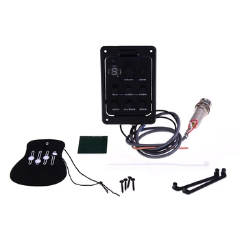 

Quality Fishman 301 4-Band EQ Equalizer Acoustic Guitar Preamp Piezo Pickup Guitar Tuner with Mic Beat Board Pickup Guitarra