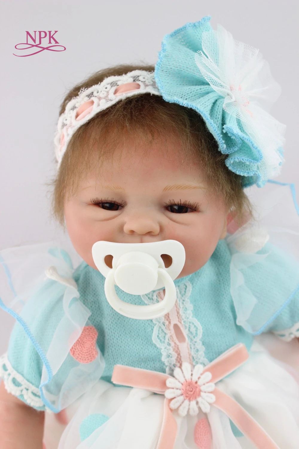

43cm Silicone Reborn Baby Doll Toys Lifelike Interactive Handmade Alive Baby Dolls Play House Girls Fashion Birthday Brinquedos