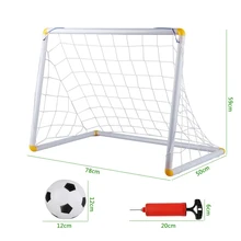 Football goal set outdoor sport game toy plastic football door soccer ball pvc baby’s bump ball brinquedos meninos