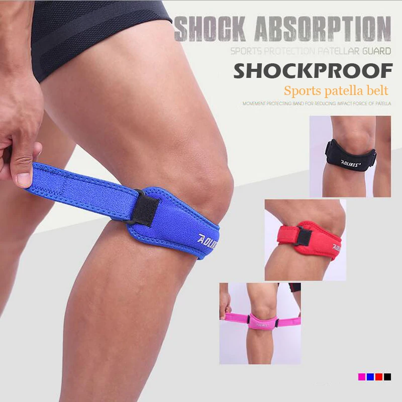 1 قطعة كرة السلة منصات الركبة الرضفة حزام داعم الرياضة في الهواء الطلق الدراجات الركبة الأقواس الأشرطة حامي تشغيل اللياقة البدنية السلامة ني...