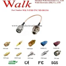 N Женский штекер TNC кабель RG316, TNC N кабель RG316, TNC прямой вставной разъем кабель