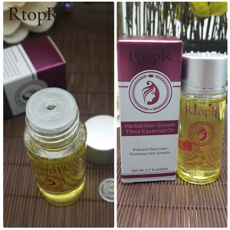 RtopR 5 шт./компл. против выпадения волос эфирное масло для роста быстрая травяная