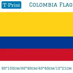 90*150 см/60*90 см/40*60 см/15*21 см висит Колумбия Национальный флаг для Кубка мира украшения дома флаг