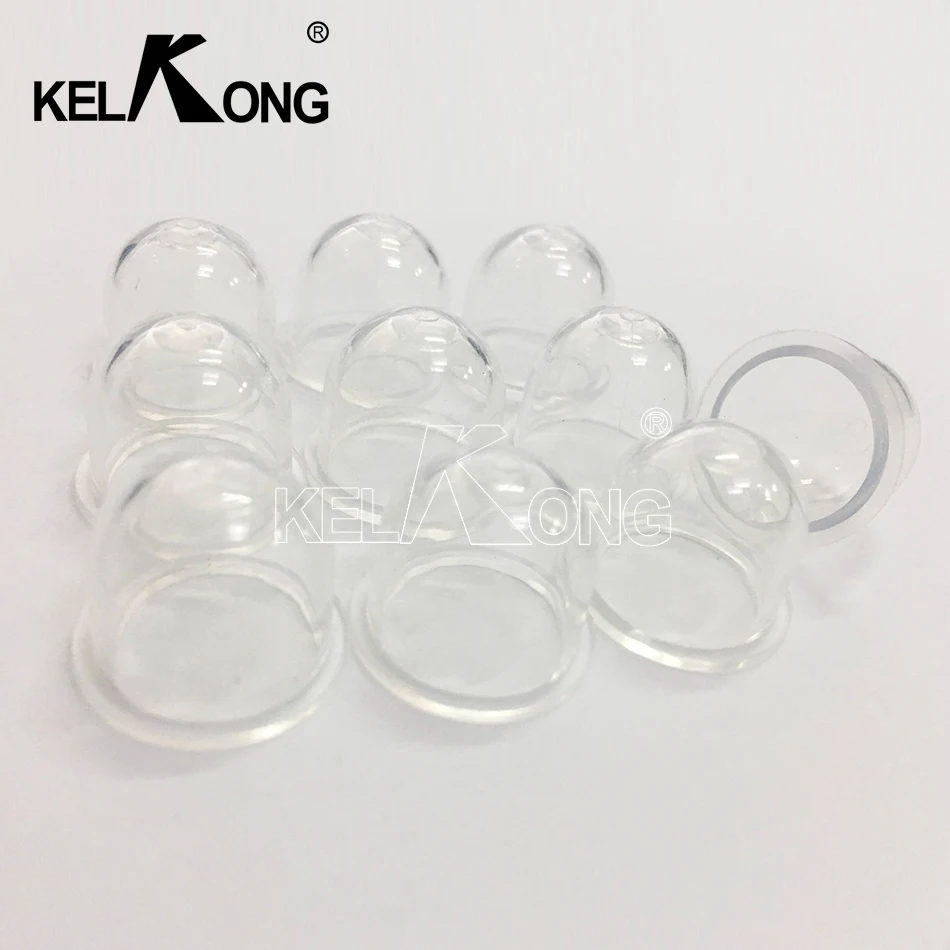 

KELKONG 10Pcs 15mm Carburetor Spare Parts Carb Primer Bulbs Cap Small Fuel Pump For Chainsaw Blower Trimmer Brushcutter15*18*14