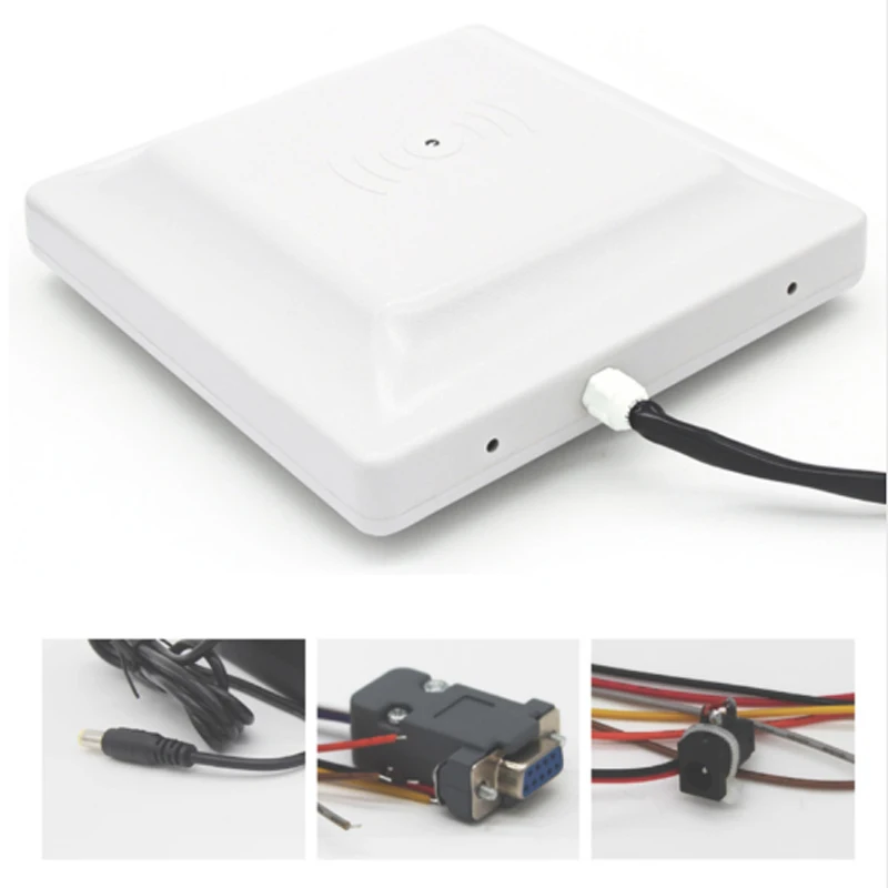 UHF RFID кард ридер 6 м длинный диапазон 8dbi антенна RS232/RS485/Wiegand считывание