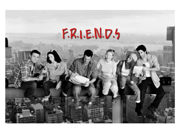 

Canvas Poster Silk Fabric Hot New Custom Friends TV Series Classical Home Decor Fashion Mondern For Bedroom