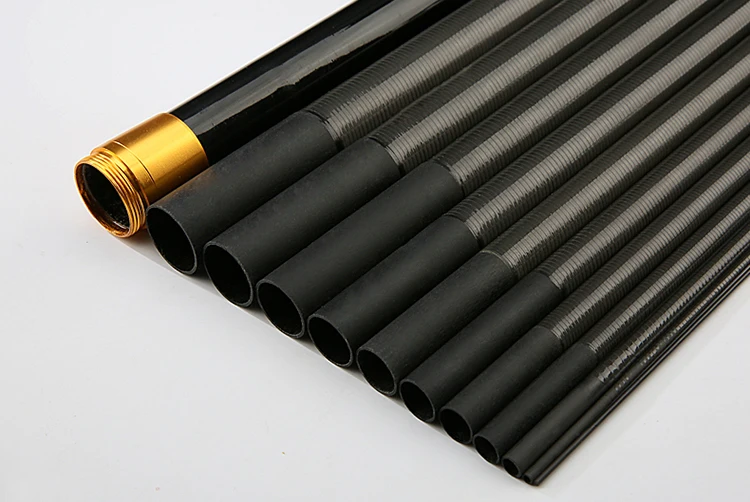 Peças de Reposição Alta Carbono 10 11m 12m 13m Potência Mão Pólo Haste Alimentador Vara Telescópica Ultra Dura Olta A256 4 8m 9m 20 9m 10 11m 12m 13m potência mão