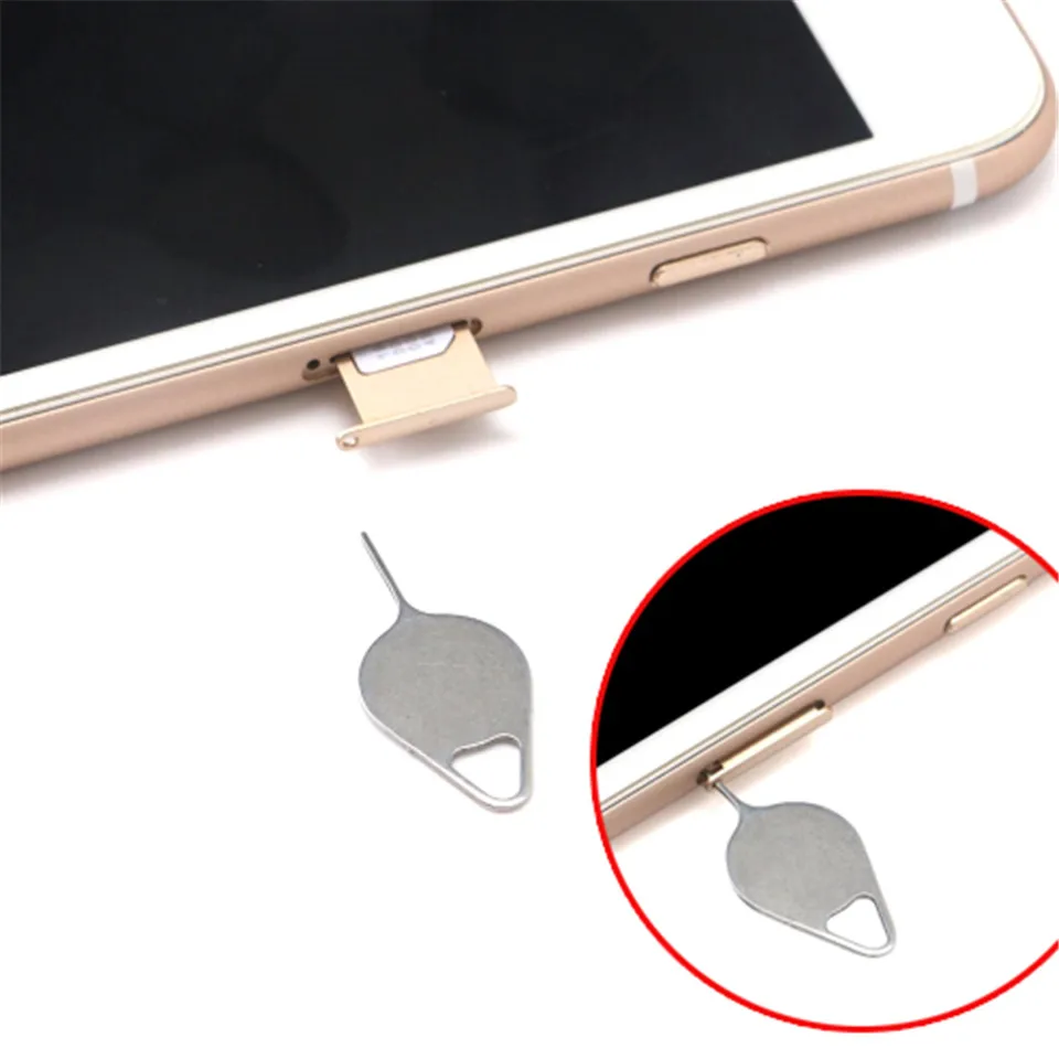 10pcs Metal Sim Card Tray Removal Eject Pin Key Tool Needle For Iphone 7 Plus 8 X Ipad Samsung S7 S8 Xiaomi Valve Needles Aliexpress