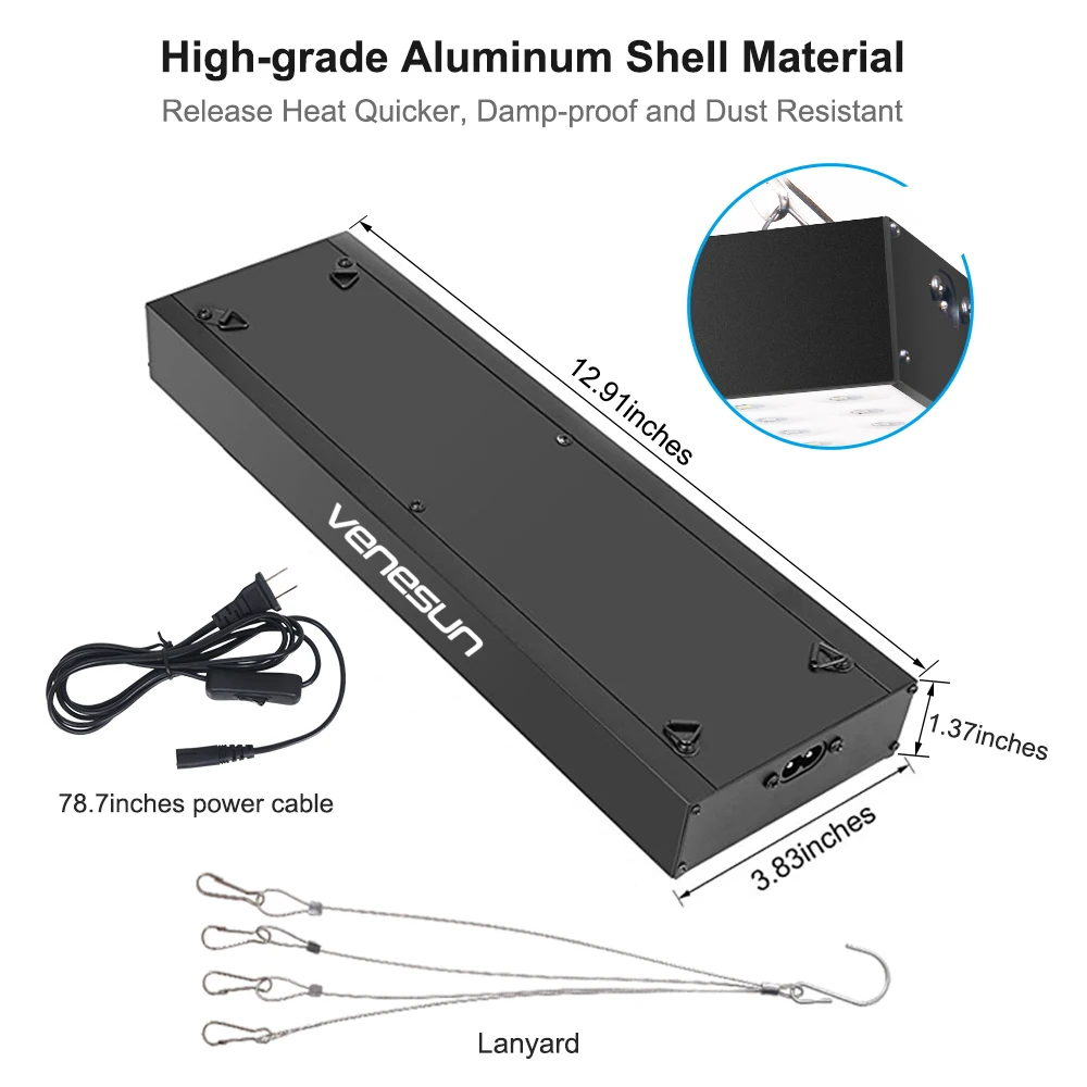 Venesun_LED_Grow_Light_36W_Full_Spectrum_7