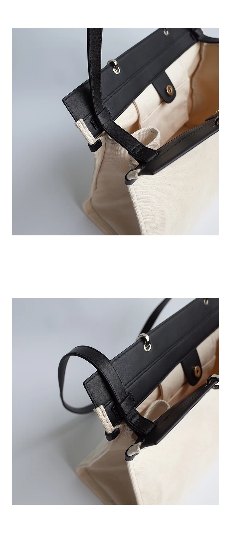 Новинка, черный и белый контрастный цвет, Большая вместительная диагональная Холщовая Сумка через плечо, женские сумочки и сумочки