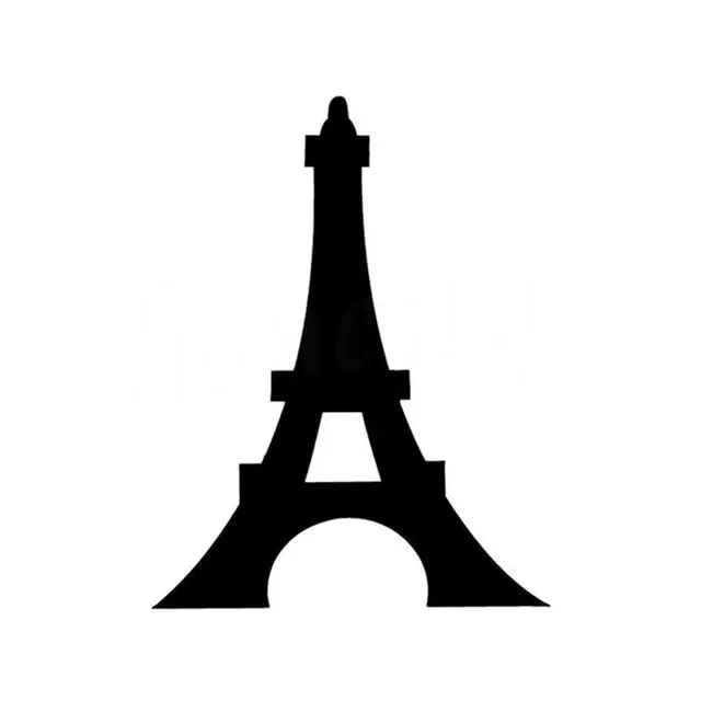 Eiffel Tower Romantic Paris France Graphic Car Sticker Wall Home Glass Window Door Vinyl Decals ...