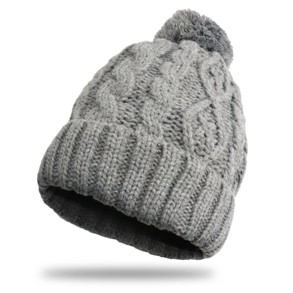 2018 новый бренд Skullies шапочки для Для женщин Дамы девочки шапочка хлопок вязаный Skullies шапки шерстяные Hat Повседневное одноцветное цветная шап...