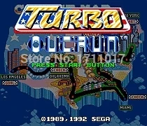 

Turbo Outrun 16 bit MD Game Card For Sega Mega Drive For Genesis