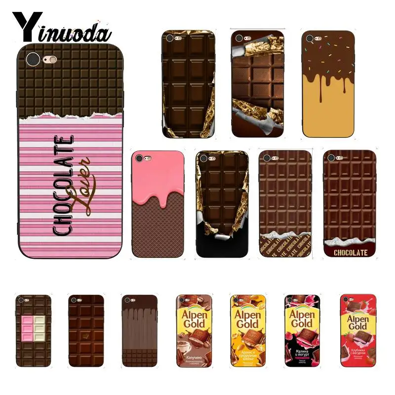 Yinuoda alenka бар с изображением шоколада wonka Жесткий Чехол Для Телефона iPhone 6S 6plus 7 7plus 8