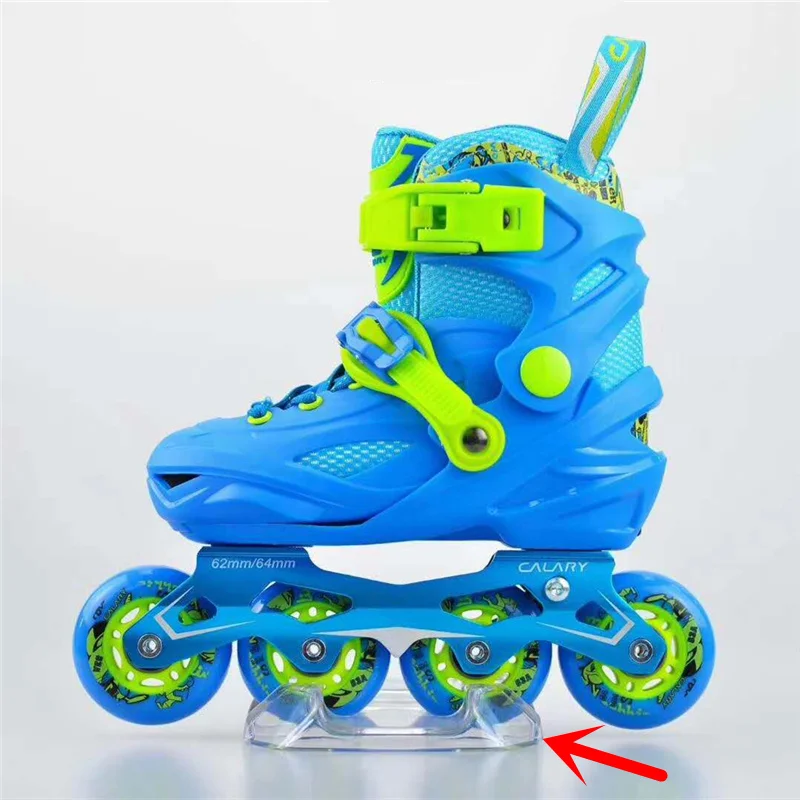 مضمنة سرعة أحذية التزلج على الجليد حامل حامل دعم للأطفال والكبار أحذية التزلج ، دعوى ل سرعة و سباق التعرج الأسطوانة مضمنة تزلج