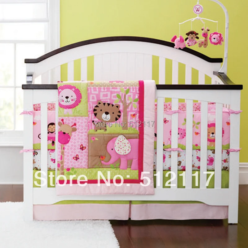 jungle theme crib bedding set