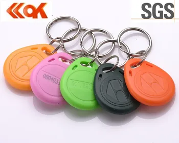 

ABS waterproof 13.56Mhz F08 proximity rfid key tag(5000)