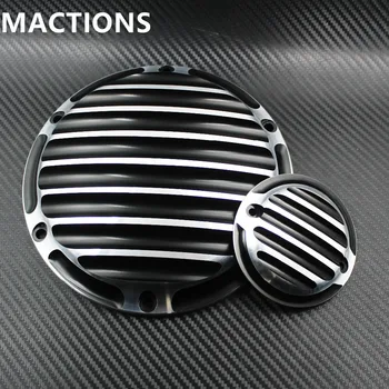 

CNC Derby Timing Timer Covers Motorcycles Cover Black With Silver For Harley Sportster 883 1200 XL