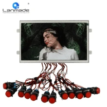 10,1 дюймов HD однократное повторение все повторение внутренняя внешняя кнопка ЖК-рекламная панель