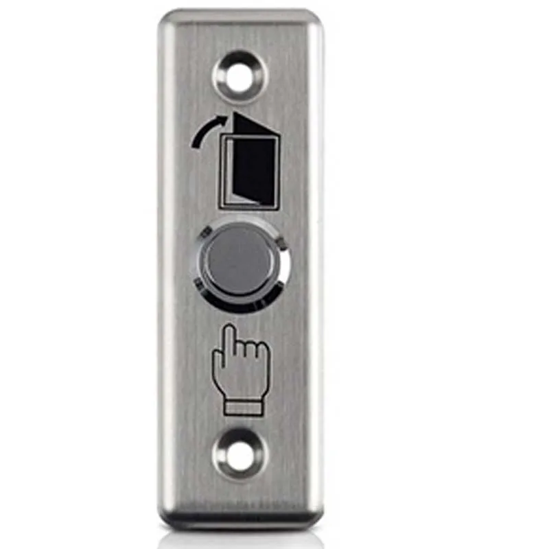 

Electronic access control stainless steel exit button access control switch