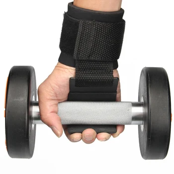 

Professional Wrist Support With Hook Anti-slip Gym Arms Strength Training Strap Grip Accessories For Fitness Weight Lifting