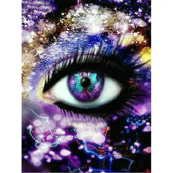 

DIY full diamond embroidery dianant schilderen scenery 5D diamond painting cross Stitch Butterfly eye rhinestones mosaic pattern