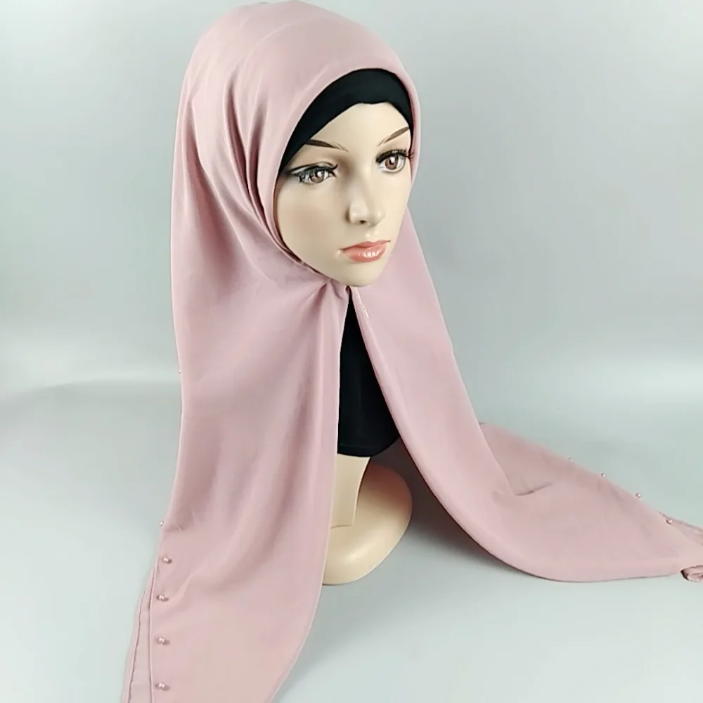 H1 20pcs High quality bead square bubble chiffon hijab 115*115cm wrap shawls scarf scarves